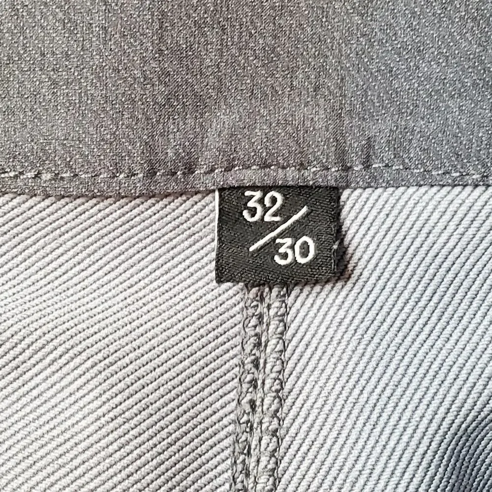 Public Rec Mens Size 32X28 Slim Leg Workday Pants Gray